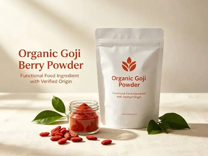 Organic Goji Berry Powder Adds Natural Fruit Characteristics to Modern Food Applications